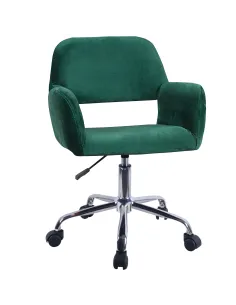 Svängbar Fåtölj FD-22 i Buteljgrön | Modern design | Bekväm sits