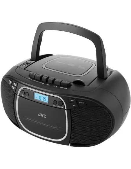 RADIOODTWARZACZ RADIO FM BOOMBOX JVC CD USB BLUETOOTH AUX 3W