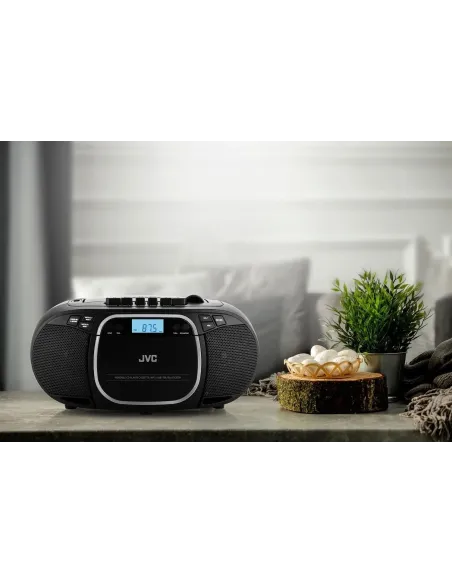 RADIOODTWARZACZ RADIO FM BOOMBOX JVC CD USB BLUETOOTH AUX 3W