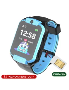 SMARTWATCH BARN PACIFIC 32-2 KIDS - blå / svart (sy028b)