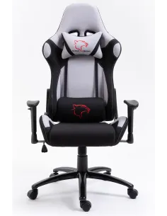 Gamingstol i tyg - Ergonomisk och bekväm - Grå